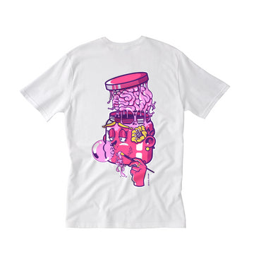 Polera Blanca / Krack Brand